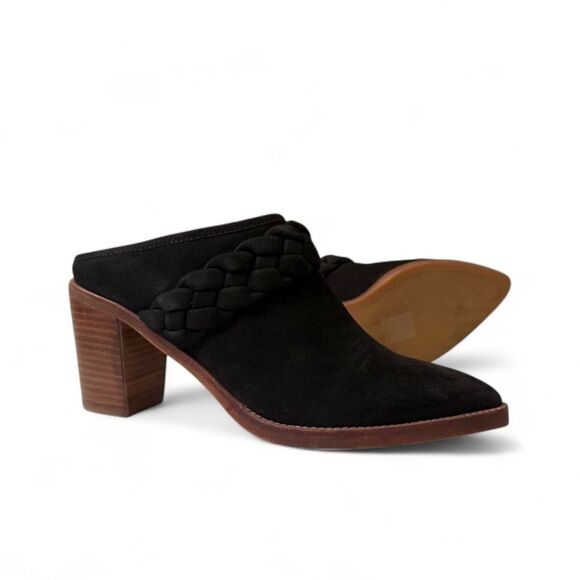 DOLCE VITA Women's Serla High Heel Black Suede Mule, NWOT! Size 8.5 - Picture 1 of 9